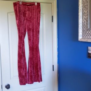 Velvet Rose Bell Bottoms